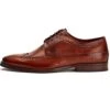 Base London Mens Havisham Leather Formal Shoes Washed Tan