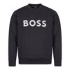 BOSS Men's Salbo 1 Sweatshirt Navy