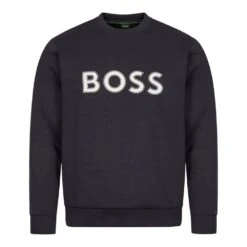 BOSS Men's Salbo 1 Sweatshirt Navy
