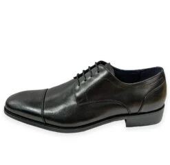 Bowe & Bootmaker Mens Dupont Nightshade Black Leather Formal Shoes