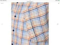 Casa Moda Casual Fit Short Sleeve Check Shirt Blue/Orange -Casa Moda Store casa moda casual fit short sleeve check shirt blue orange northern ireland belfast lisburn 210