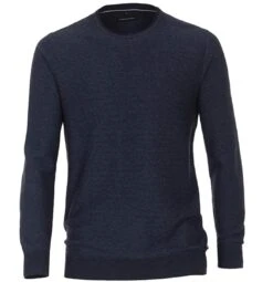 Casa Moda Crew Neck Pullover Sweater - Blue
