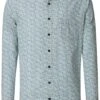 Casa Moda Long Sleeve Casual Fit Shirt Circle Print Petrol -Casa Moda Store casa moda long sleeve casual fit shirt circle print petrol northern ireland belfast 522