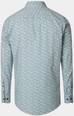 Casa Moda Long Sleeve Casual Fit Shirt Circle Print Petrol -Casa Moda Store casa moda long sleeve casual fit shirt circle print petrol northern ireland belfast 584