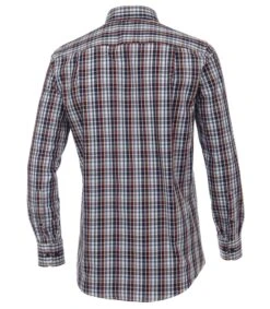 Casa Moda Long Sleeve Check Shirt Blue/ Burgundy/Multi -Casa Moda Store casa moda long sleeve check shirt blue burgundy multi northern ireland belfast lisburn 162