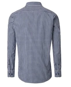 Casa Moda Long Sleeve Comfort Fit Gingham Shirt Blue -Casa Moda Store casa moda long sleeve comfort fit gingham shirt blue northern ireland belfast lisburn 555