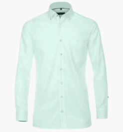 Casa Moda Long Sleeve Oxford Shirt Casual Fit Mint Green