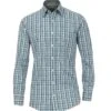 Casa Moda Long Sleeve Shirt Comfort Fit- Navy/Green Check