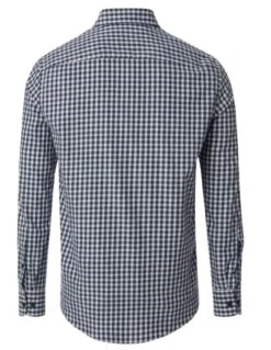 Casa Moda Mens Casual Fit LS Gingham Shirt Navy -Casa Moda Store casa moda mens casual fit ls gingham shirt navy northern ireland belfast lisburn 991