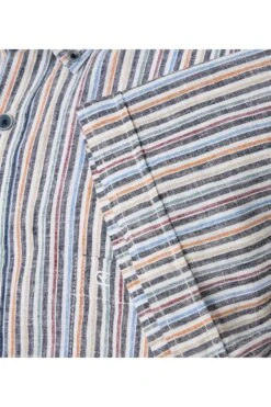 Casa Moda Mens Casual Fit Short Sleeve Linen Stripe Shirt Blue -Casa Moda Store casa moda mens casual fit short sleeve linen stripe shirt blue northern ireland belfast 278