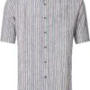 Casa Moda Mens Casual Fit Short Sleeve Linen Stripe Shirt Blue -Casa Moda Store casa moda mens casual fit short sleeve linen stripe shirt blue northern ireland belfast 671