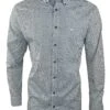 Casa Moda Mens Comfort Fit LS Shirt Circle Print Navy -Casa Moda Store casa moda mens comfort fit ls shirt circle print navy northern ireland belfast lisburn 564