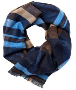 Casa Moda Mens Scarf Navy/Beige
