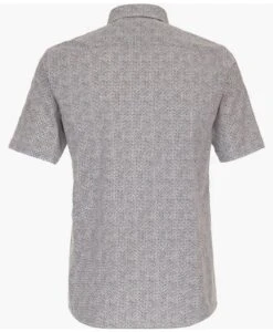 Casa Moda Men's Short Sleeve Shirt Casual Fit Blue/Brown -Casa Moda Store casa moda mens short sleeve shirt casual fit blue brown northern ireland belfast lisburn 453