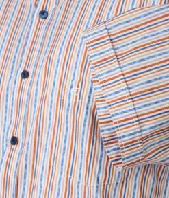 Casa Moda Mens Short Sleeve Shirt Casual Fit Red Multi Stripe -Casa Moda Store casa moda mens short sleeve shirt casual fit red multi stripe northern ireland belfast 304