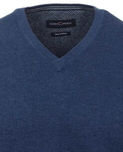Casa Moda Mens V-Neck Sweater 004430/144 Dark Blue -Casa Moda Store casa moda mens v neck sweater 004430 144 dark blue northern ireland belfast lisburn 571