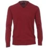 Casa Moda Men's V-Neck Sweater Berry Red -Casa Moda Store casa moda mens v neck sweater berry red northern ireland belfast lisburn 954
