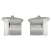Dalaco Curved Square Brushed & Shiny Rhodium Plated Cufflinks -Casa Moda Store dalaco curved square brushed shiny rhodium plated cufflinks northern ireland belfast 663