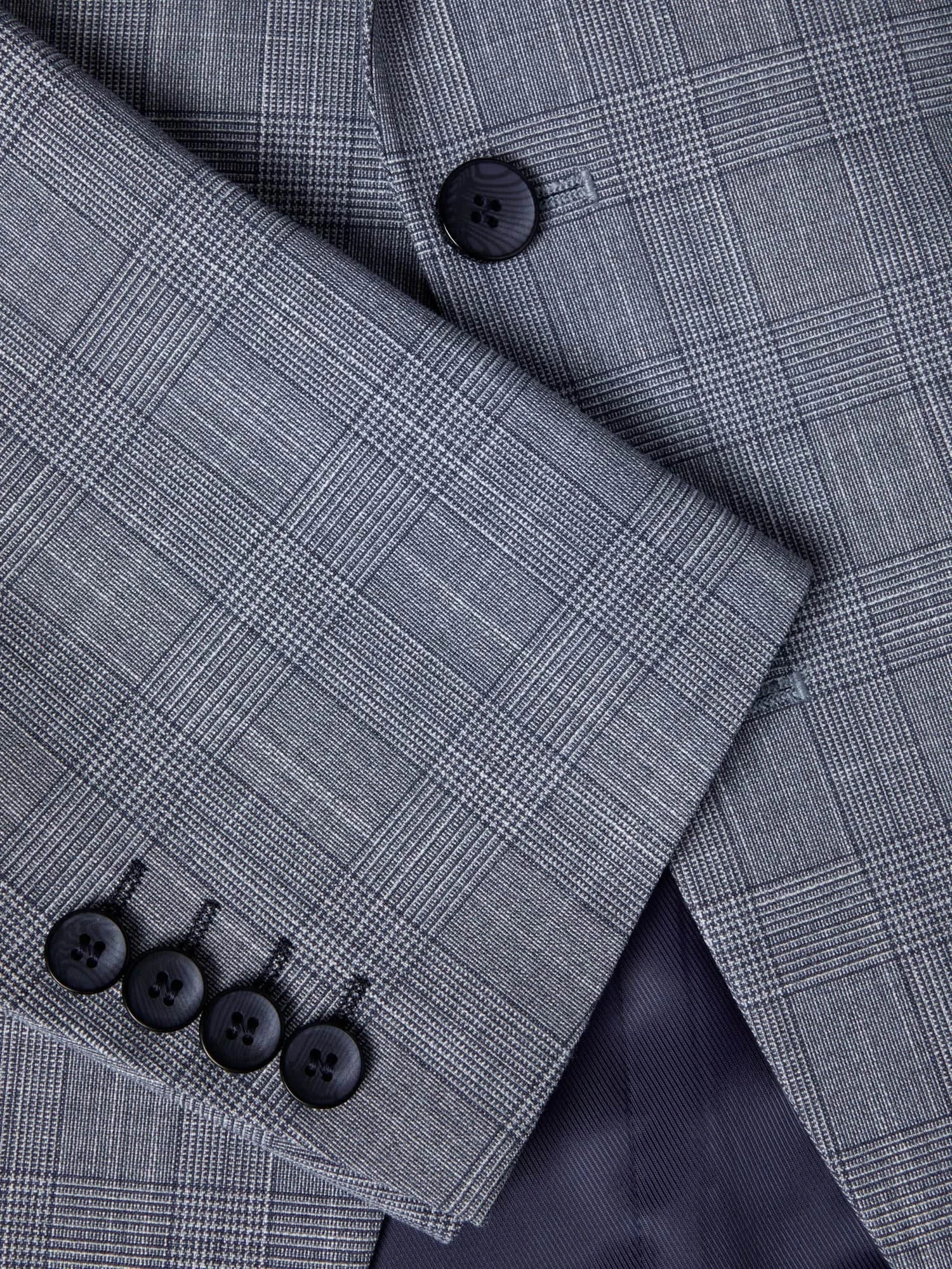 Daniel Grahame Daryl Sports Jacket 13478/05 Grey Check 6 Daniel Grahame Daryl Sports Jacket 13478/05 Grey Check - Image 4