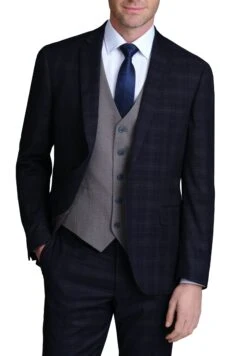Daniel Grahame Mens Mix & Match Suit 13151/78 Navy Check