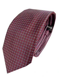 Daniel Grahame Mens Tie & Pocket Square Set TP2238-66 Burgundy