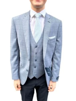 Daniel Grahame Mix & Match Suit Blue Check