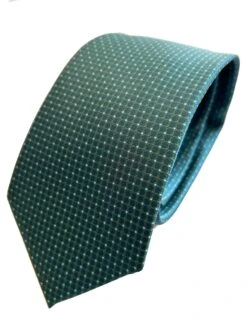 Daniel Grahame Tie & Pocket Sqaure Set Green
