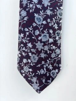 Daniel Grahame Tie & Pocket Square Set Burgundy/Navy Floral -Casa Moda Store daniel grahame tie pocket square set burgundy navy floral northern ireland belfast 514