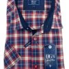 DG's Drifter Giovanni Short Sleeve Shirt Navy/Red Check -Casa Moda Store dgs drifter giovanni short sleeve shirt navy red check northern ireland belfast lisburn 176