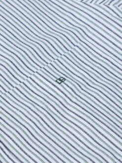 DG's Drifter Ivano Short Sleeve Stripe Oxford Shirt Green -Casa Moda Store dgs drifter ivano short sleeve stripe oxford shirt green northern ireland belfast lisburn 324