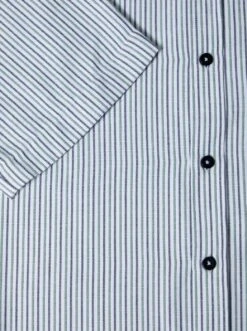 DG's Drifter Ivano Short Sleeve Stripe Oxford Shirt Green -Casa Moda Store dgs drifter ivano short sleeve stripe oxford shirt green northern ireland belfast lisburn 652