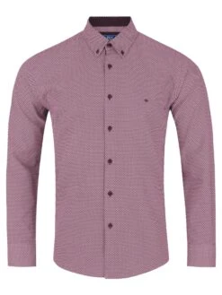 DG's Drifter Long Sleeve Shirt Ivano 14647-67 Burgundy