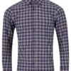 DG's Drifter LS Check Shirt 14661/46 Brown/Navy