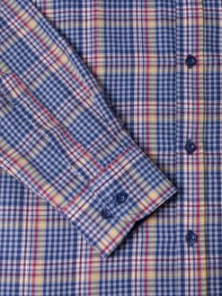 DG's Drifter LS Check Shirt 14667/28 Navy Multi -Casa Moda Store dgs drifter ls check shirt 14667 28 navy multi northern ireland belfast lisburn 297