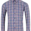DG's Drifter LS Check Shirt 14667/28 Navy Multi -Casa Moda Store dgs drifter ls check shirt 14667 28 navy multi northern ireland belfast lisburn 951