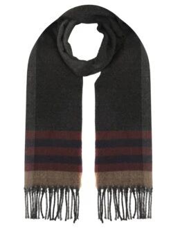 DG's Drifter Mens Scarf Grey/Burgundy