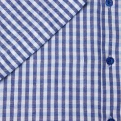 DG's Drifter Men's Short Sleeve Check Shirt 14438SS-23 Blue -Casa Moda Store dgs drifter mens short sleeve check shirt 14438ss 23 blue northern ireland belfast 764