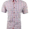 DG's Drifter Mens Short Sleeve Check Shirt 14607SS-54 Orange