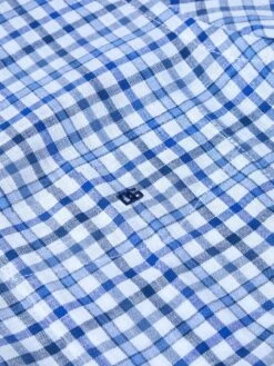 DG's Drifter Mens Short Sleeve Check Shirt 14714SS-12 Blue -Casa Moda Store dgs drifter mens short sleeve check shirt 14714ss 12 blue northern ireland belfast 526