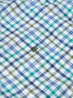 DG's Drifter Mens Short Sleeve Check Shirt 14714SS-13 Green -Casa Moda Store dgs drifter mens short sleeve check shirt 14714ss 13 green northern ireland belfast 947