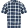 DG's Drifter Men's Short Sleeve Check Shirt Ivano 14455SS-28 Navy -Casa Moda Store dgs drifter mens short sleeve check shirt ivano 14455ss 28 navy northern ireland 138