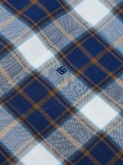 DG's Drifter Men's Short Sleeve Check Shirt Ivano 14455SS-28 Navy -Casa Moda Store dgs drifter mens short sleeve check shirt ivano 14455ss 28 navy northern ireland 752