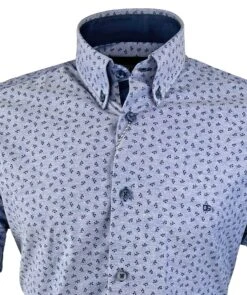 DG's Drifter Men's Short Sleeve Shirt 14631/27 Blue -Casa Moda Store dgs drifter mens short sleeve shirt 14631 27 blue northern ireland belfast lisburn 852