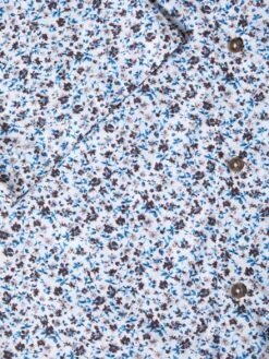 DG's Drifter Mens Short Sleeve Shirt Floral Blue -Casa Moda Store dgs drifter mens short sleeve shirt floral blue northern ireland belfast lisburn 192