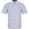 DG's Drifter Mens Short Sleeve Shirt Floral Dark Blue