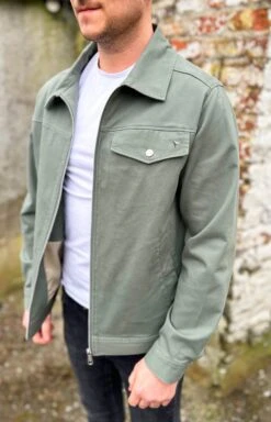 DG's Drifter Perth Casual Jacket Green -Casa Moda Store dgs drifter perth casual jacket green northern ireland belfast lisburn 648