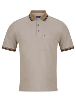 DG's Drifter Short Sleeve Polo Shirt Stone Beige