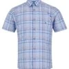 DG's Drifter Short Sleeve Shirt Light Blue Check