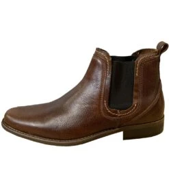 Escape Austin Dealer Chelsea Boots Tumbled Caramel