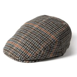 Failsworth Norwich 246 Flat Cap - Brown Check